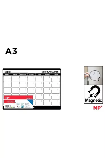 Mp Main Paper Planer magnetyczny A3 miesi�czny