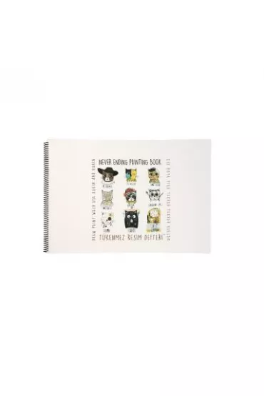 Strigo Blok poziomy Malarze koty 35x50 cm 25x35 cm