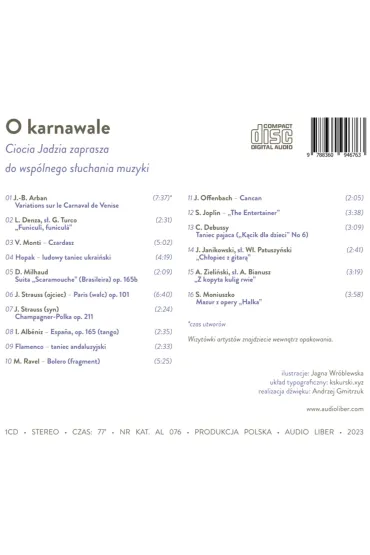 Ciocia Jadzia zaprasza do wsp�lnego s�uchania muzyki (CD) - Jadwiga Mackiewicz