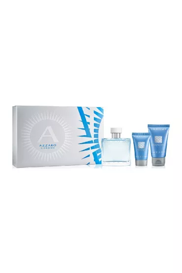 Azzaro Chrome zestaw dla m�czyzn woda toaletowa spray + balsam po goleniu + �el pod prysznic 2 x 30 ml + 50 ml