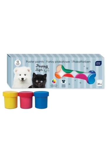Interdruk Farby plakatowe Puppy Sign 20ml 12 kolor�w