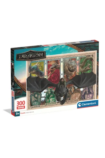 Puzzle Super 300 el. How To Train Your Dragon Clementoni