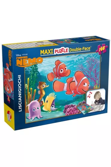 Puzzle dwustronne maxi 108 el. Gdzie jest Nemo? Lisciani