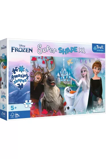 Puzzle Super Shape XL 104 el. Disney Frozen Trefl