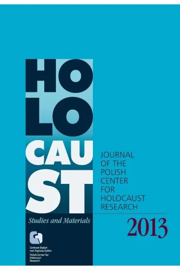 Holocaust Studies and Materials 2013