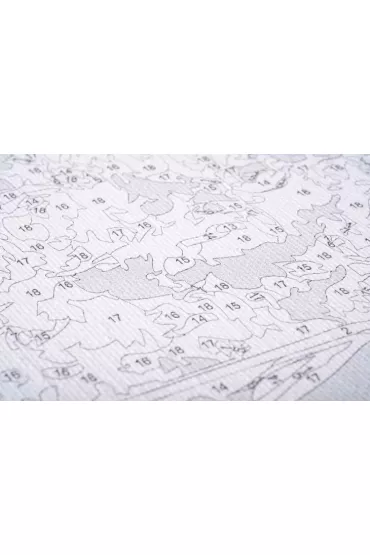 Twoje Hobby Malowanie po numerach okr�g�e - Nocny widok 40cm