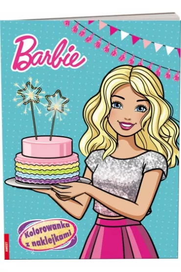 Barbie. Kolorowanka z naklejkami