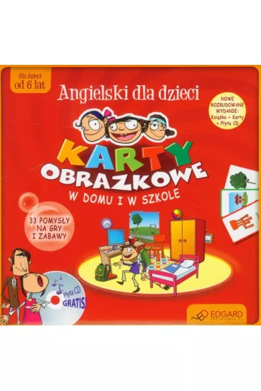 Angielski Karty dla dzieci - W domu NOWA EDYCJA