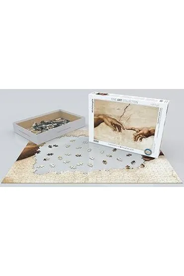 Puzzle 1000 el. Stworzenie Adama, Micha� Anio� Eurographics