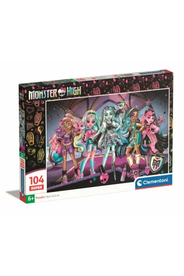 Puzzle 104 el. Super Monster High Clementoni