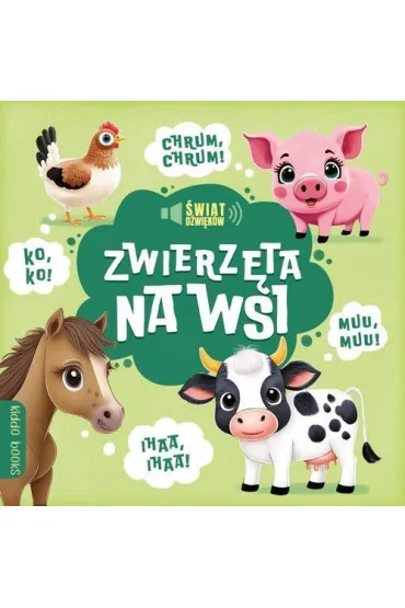 Ksi��eczka kartonowa. Zwierz�ta na wsi