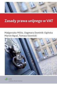 eBook Zasady prawa unijnego w VAT pdf