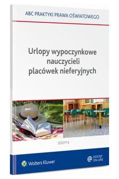 eBook Urlopy wypoczynkowe nauczycieli placwek nieferyjnych pdf