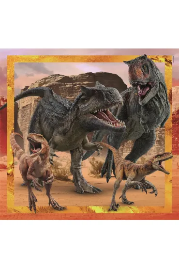 Puzzle 3x48 el. SuperColor. Jurassic World Clementoni