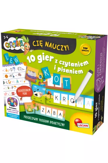 Carotina ci� nauczy! 10 gier z czytaniem i pisaniem