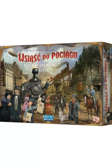 Wsi��� do Poci�gu: Legacy - Legendy Zachodu - Matt Leacock, Alan R. Moon, Rob Daviau
