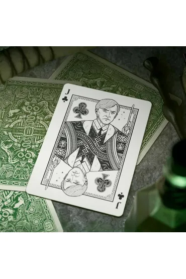 gra Karty Harry Potter Theory 11 green BICYCLE Quint | TaniaKsiazka.pl