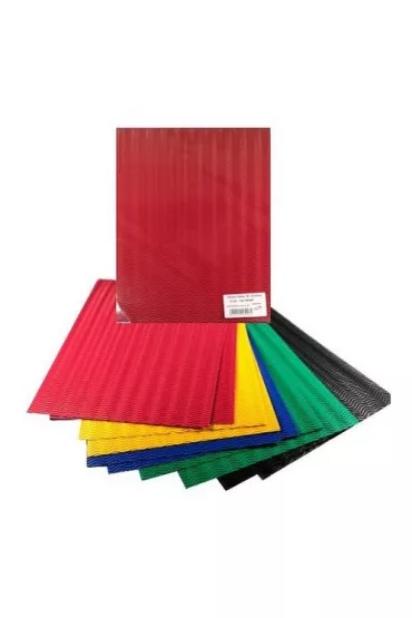 Galeria Hobby Tektura falista 3D kolorowa 25x35 cm, 10 arkuszy