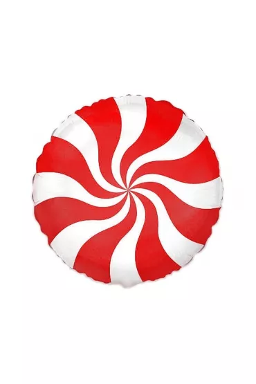 Flexmetal Balon foliowy lizak czerwony