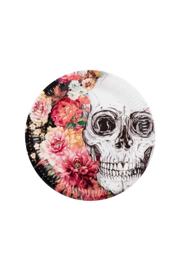 Boland Talerzyki papierowe Day of the dead 23cm 10 szt.