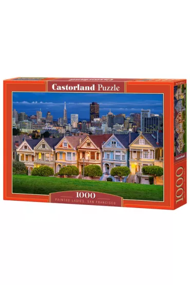Puzzle 1000 el. Painted Ladies San Francisco Castorland