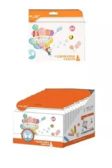 Y-Plus Kredki pastel Orzeszki 12 szt.