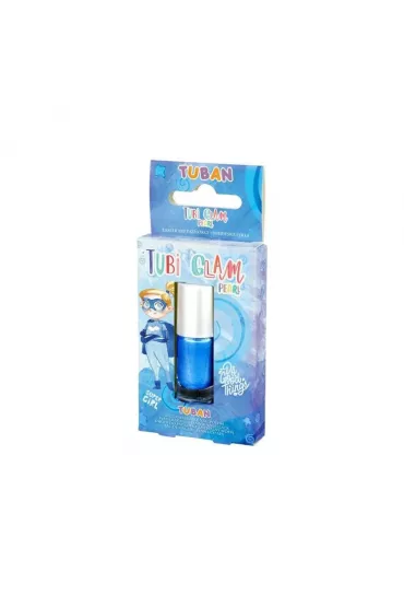 Lakier Tubi Glam niebieski per�owy Tuban