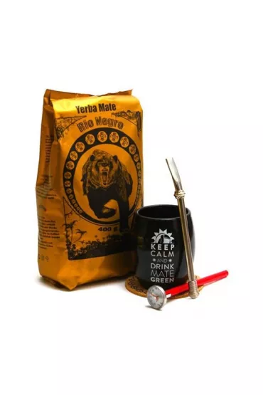 Rio Negro Zestaw Yerba Mate + Tykwa Bombilla 400 g