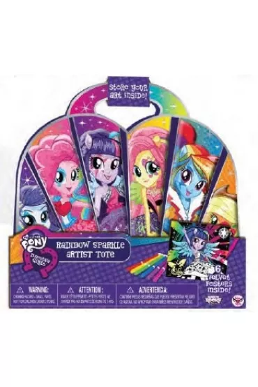 Equestria Girls: Rainbow sparkle artist tote *