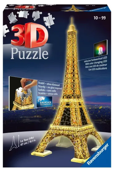 Puzzle 216 el. 3D Wie�a Eiffla Ravensburger