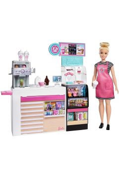 Barbie Kawiarenka Zestaw + Lalka GMW03 Mattel