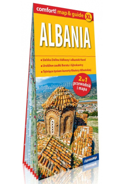 Mapa turystyczna laminowana Albania 2w1 1:320 000