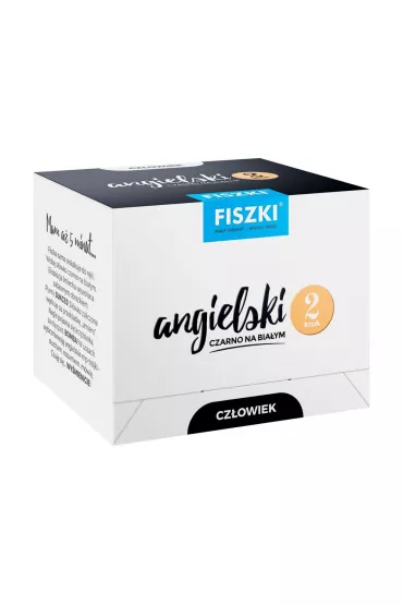 Fiszki - Angielski czarno na bia�ym - Cz�owiek - krok 2 - Patrycja Wojsyk