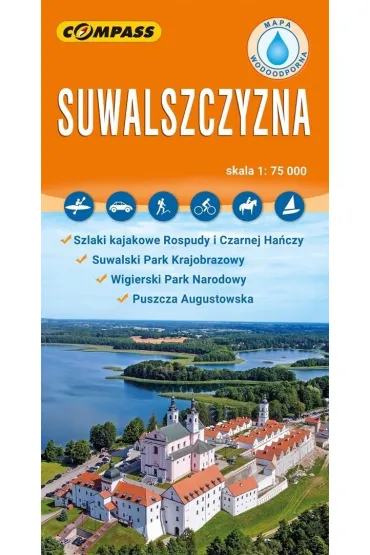 Suwalszczyzna. Mapa turystyczna w skali 1:75 000 (wersja wodoodporna)