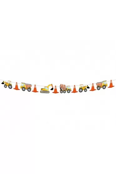 Godan Girlanda papierowa Plac Budowy 360 cm