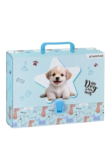 Teczka z r�czk� A4/50mm Cuties Doggy  STARPAK 559322