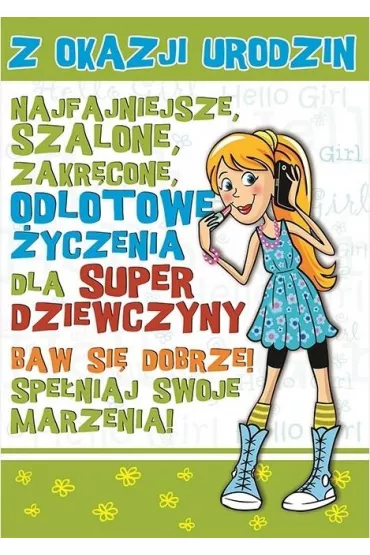 Stamp Karnet Young B6 + koperta wz�r nr 004 Urodziny