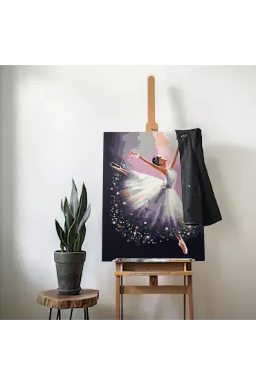 Twoje Hobby Malowanie po numerach - Balerina w bia�ym 40x50cm