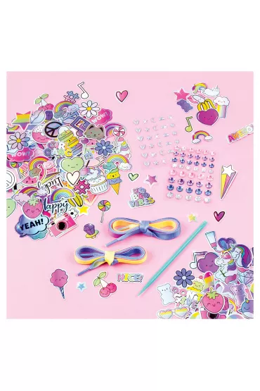 Zestaw kreatywny. Ozdoby na buty. Sticker Chic Rainbow Make it real