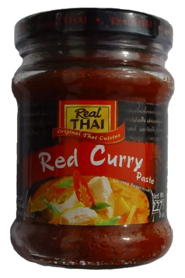 Real Thai Czerwona tajska pasta curry 227 ml