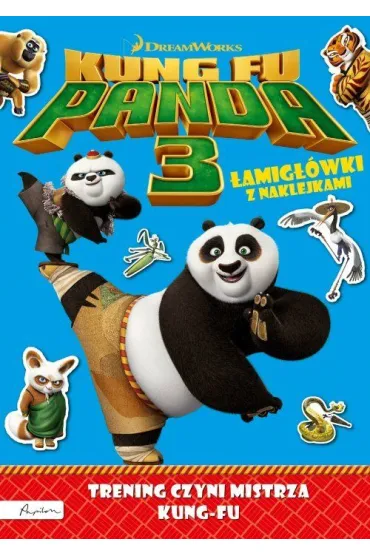Dream Works. Kung Fu Panda 3. Trening czyni mistrza. �amig��wki z naklejkami