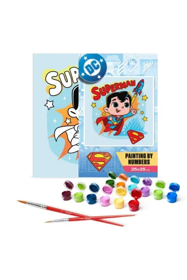 Ideyka Malowanie po numerach - Superman 25x25cm