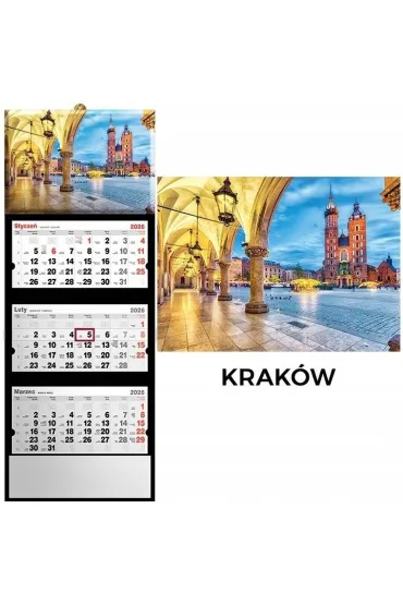 Kalendarz 2026 tr�jdzielny Krak�w
