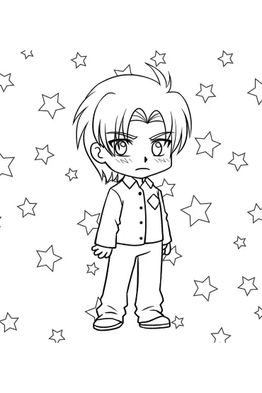 Manga & Chibis. Kolorowanka