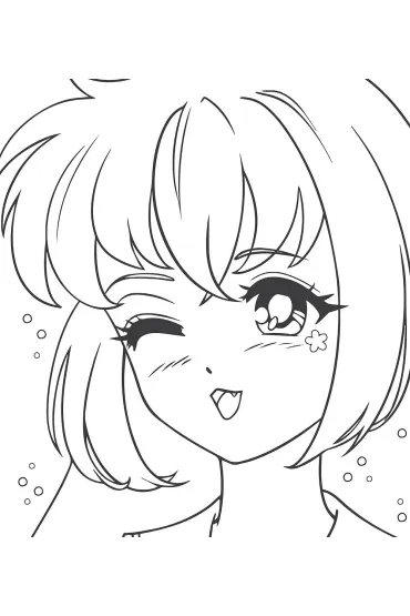 Manga & Chibis. Kolorowanka