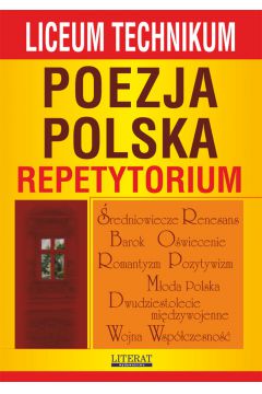 eBook Poezja polska. Repetytorium. Liceum, technikum pdf