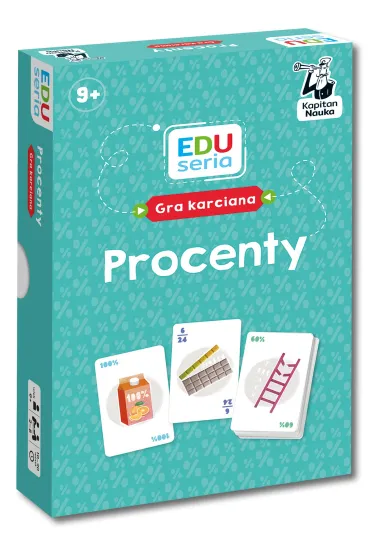 Gra karciana EDUseria Procenty Kapitan Nauka - Bo�ena Dybowska, Anna Grabek