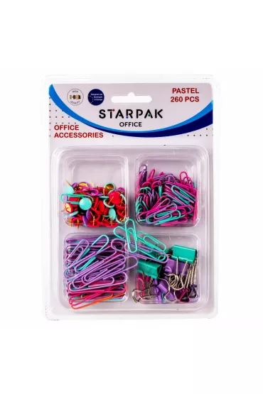 Starpak Akcesoria biurowe Pastel 260 szt.