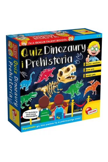 I`m a Genius. Quiz. Dinozaury i czowiek pierwotny