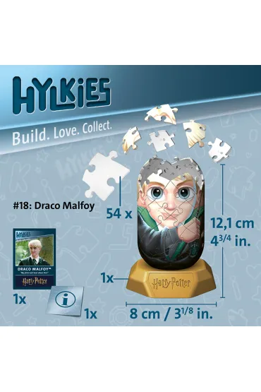 Puzzle 54 el. 3D Hylkies: Draco Malfoy Ravensburger